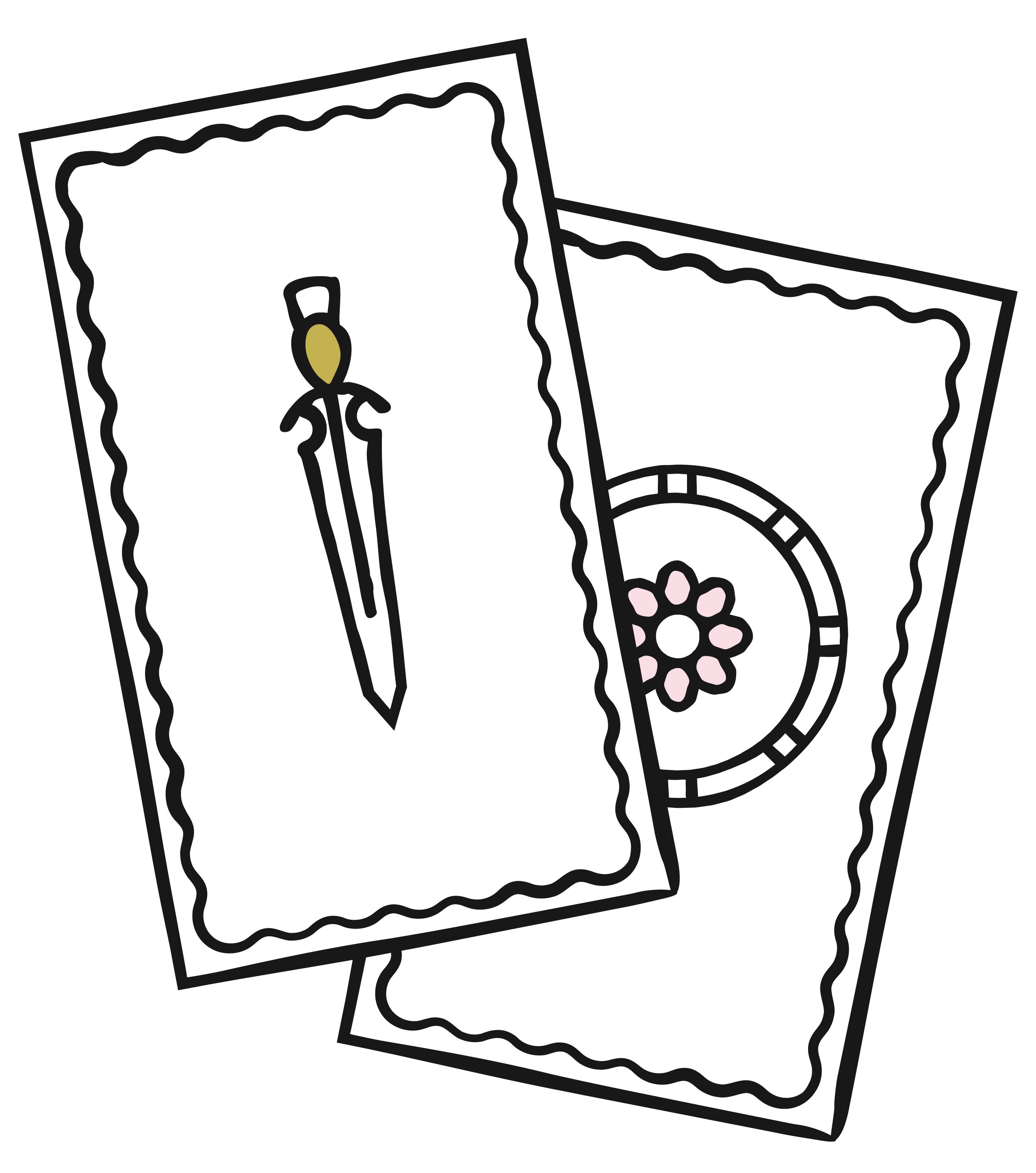 Tarot cards illustration