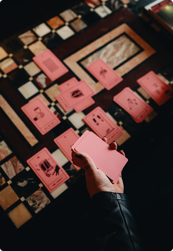 Full tarot reading spread